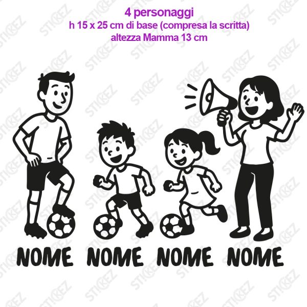 famiglia-calcio-4x-M+F-personalizzato famiglia-calcio-4x-M+F-personalizzato