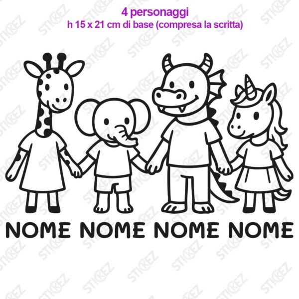 famiglia-Jungle-a-bordo-nomi famiglia-Jungle-a-bordo-nomi