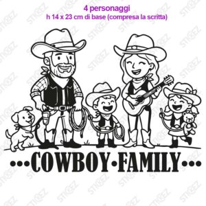 Famiglia Cowboy a bordo