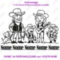 famiglia-cowboy-nomi-personalizzati