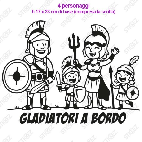famiglia-gladiatori-a-bordo
